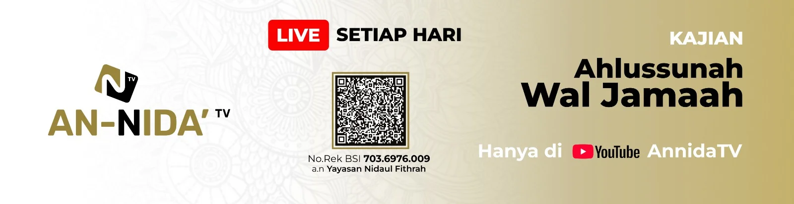 Kajian Ahlussunnah Wal Jamaah di AnnidaTV